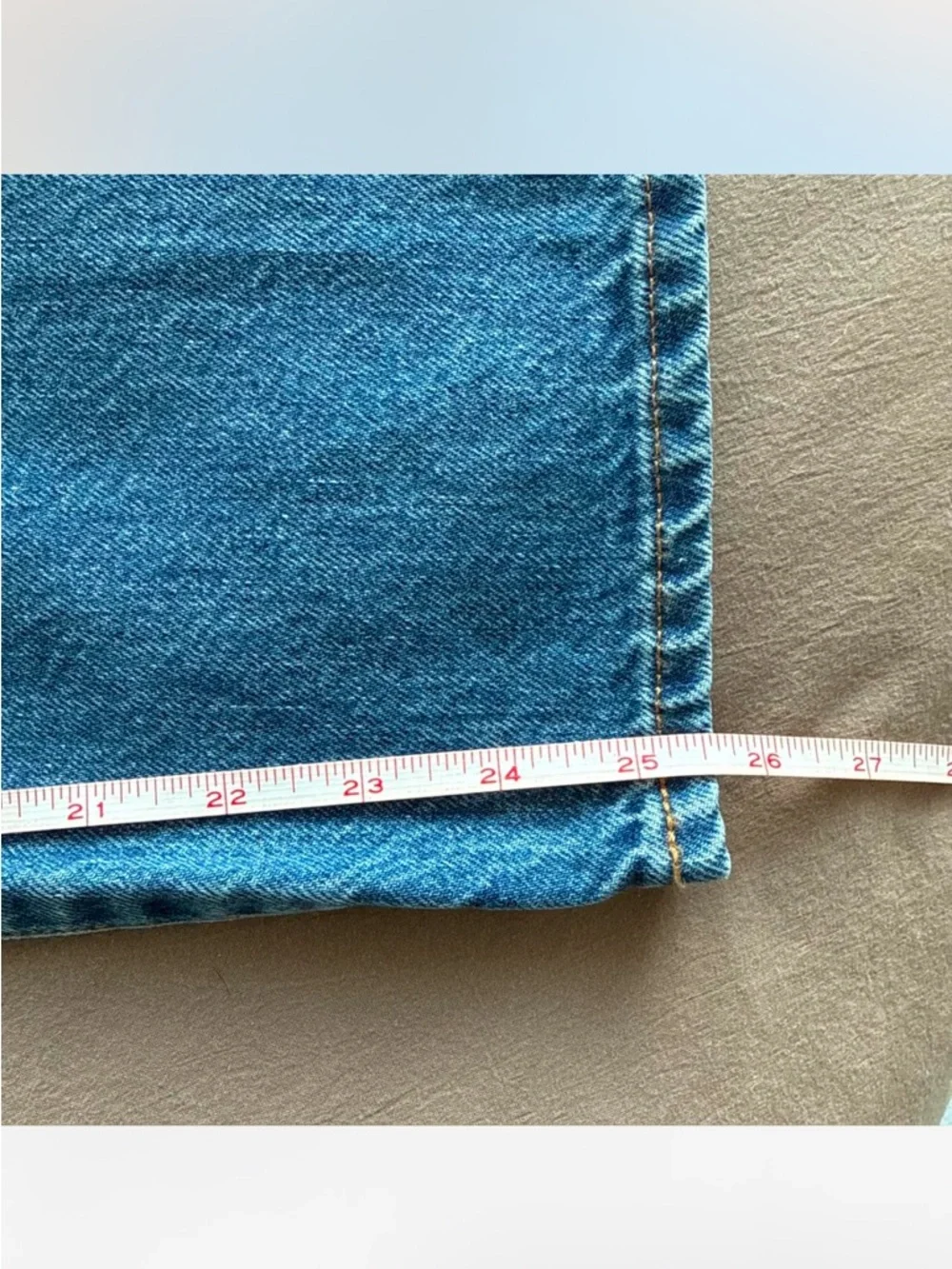 ARITZIA Denim Forum The Farrah Hi-Rise Wide Leg Jeans - Size 24W Short - Picture 5 of 6